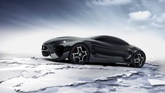 Black cars jaguar concept art