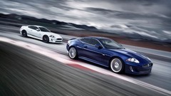 Black cars jaguar vehicles sports cars Jaguar XKR Jaguar XKR 