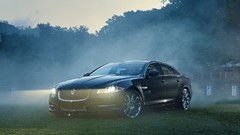 Black cars Jaguar XJ