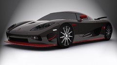 Black cars Koenigsegg CCXR