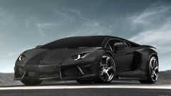 Black cars Lamborghini-Aventador