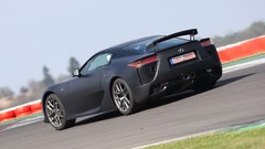 Black cars lexus lfa