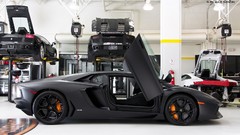 Black cars matte Lamborghini-Aventador