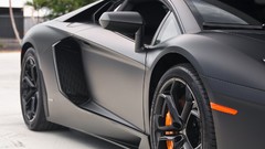 Black cars matte Lamborghini-Aventador