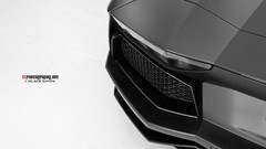 Black cars matte Lamborghini-Aventador