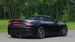Black cars mc cabrio novitec tridente Maserati GranCabrio