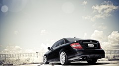Black cars Mercedes-Benz vehicles amg black cars Mercedes C 63 