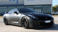 Black cars Nissan matte