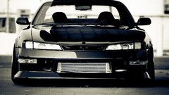 Black cars nissan silvia Nissan 200SX JDM Japanese domestic 