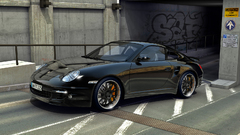 Black cars Porsche cars
