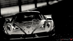 Black cars races ferrari enzo video games