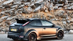 Black cars roads ford focus