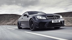 Black cars roads Mercedes-Benz royal black series automobiles 
