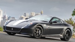 Black cars sydney harbour bridge Ferrari 599 Ferrari 599 GTO