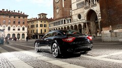 Black cars vehicles Maserati granturismo