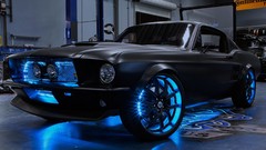 Black cars west coast customs Ford mustang