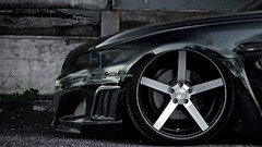 Black cars wheel tires BMW m3