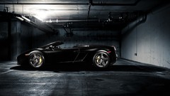 Black cars wheels Lamborghini lamborghini gallardo