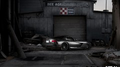 Black cars wheels matte dodge viper