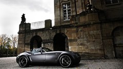 Black cars Wiesmann matte Wiesmann Roadster MF5 Black Bat