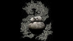 Black cats Kittens artwork