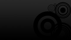 Black circles vector art