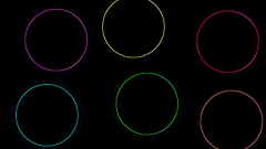 Black colored circles Art