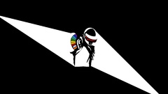 Black daft punk black