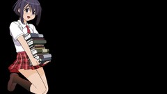 Black dark anime girls