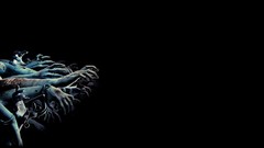 Black dark hands digital art