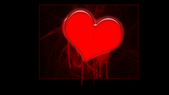 Black dark Hearts black