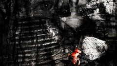 Black dark horror artwork artistic