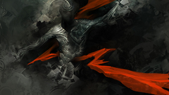 Black dark red grunge