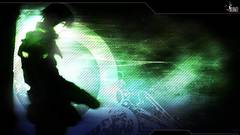 Black dark short hair