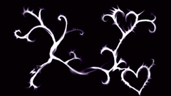 Black dark smoke purple