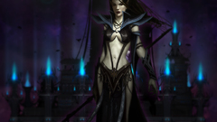 Black darkness night lady