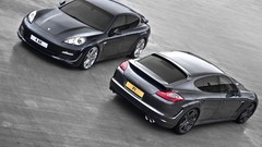 Black design track wheels grey Porsche Panamera