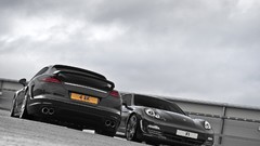 Black design track wheels grey Porsche Panamera