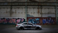 Black design tuning Mercedes-Benz races cl