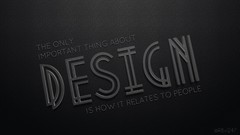 Black design Typography minimalistic