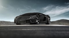 Black diamond Lamborghini-Aventador Mansory Carbonado