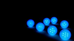 Black dragon ball on