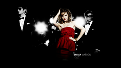 Black emma watson red