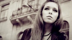 Black eyes white woman