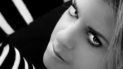 Black eyes white woman lips faces blondes