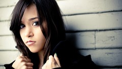 Black eyes woman young faces teen