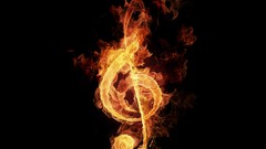 Black fire light tone