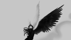 Black girl abstract wings blackwings