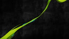 Black Green abstract minimalistic