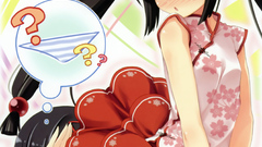 Black hair Chinese clothes